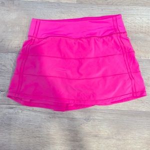 Lululemon Tall Sonic Pink tennis skirt